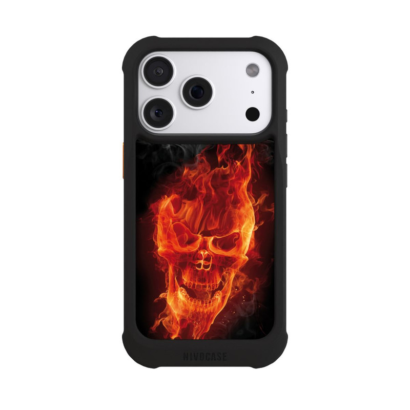 iPhone 18 Pro NIVOmax Crâne en Feu