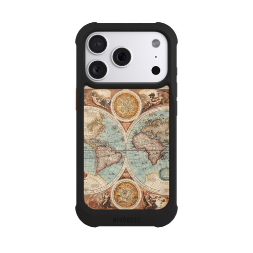 Apple iPhone 18 Pro NIVOmax Vintage Weltkarte