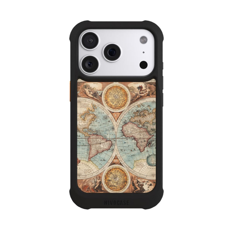 iPhone 18 Pro NIVOmax Vintage Worldmap