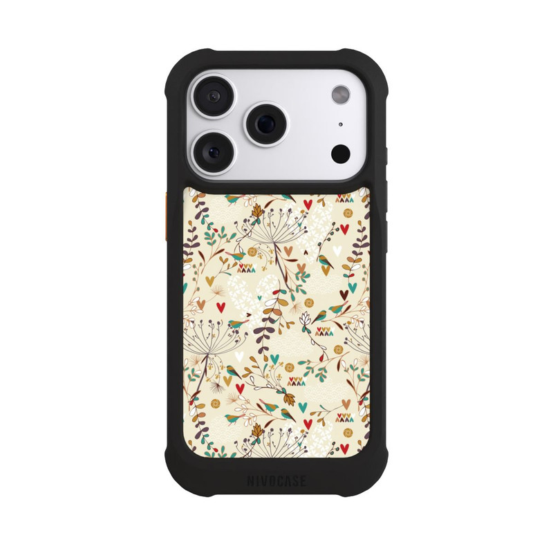 iPhone 18 Pro NIVOmax Fleurs Sauvages Dessinées