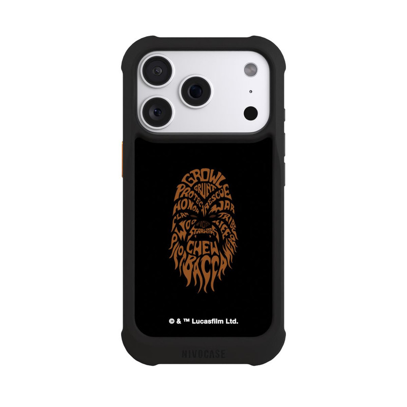 iPhone 18 Pro NIVOmax Chewbacca Typo Grafisch