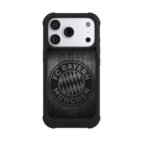 Apple iPhone 18 Pro NIVOmax Metalllook FCB Logo einfarbig