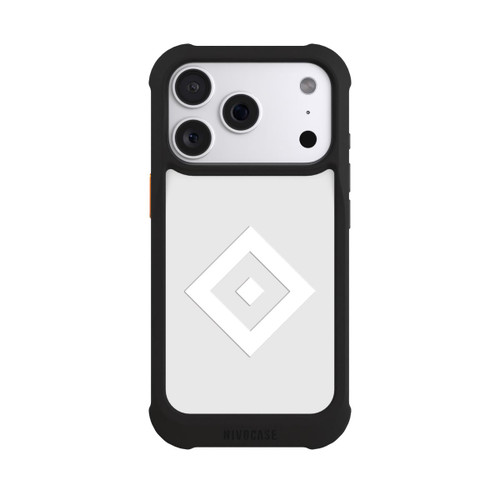 Apple iPhone 18 Pro NIVOmax Rauten Logo auf HSV Grau