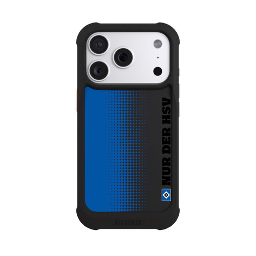 Apple iPhone 18 Pro NIVOmax Nur der HSV - Rautenraster Blau - ohne Hintergrund