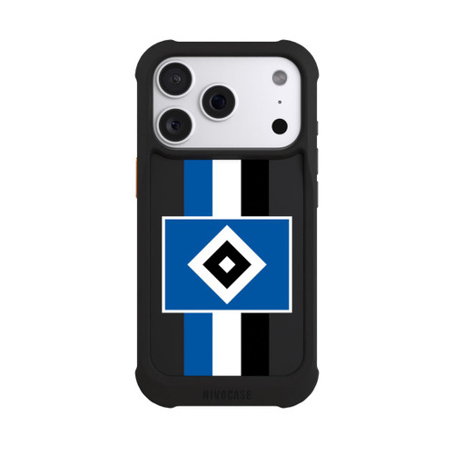 Apple iPhone 18 Pro NIVOmax HSV Streifen - Blau-Weiß-Schwarz - ohne Hintergrund