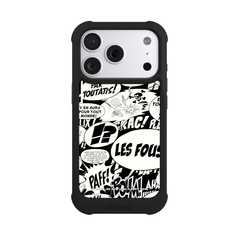 iPhone 18 Pro NIVOmax Sprechblasen Asterix Schwarz