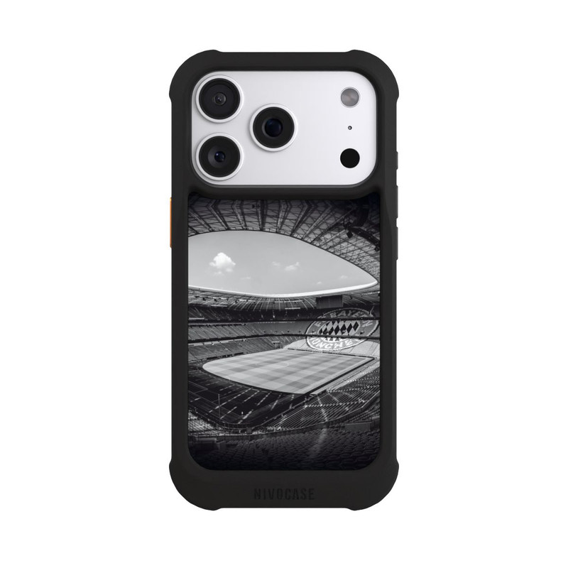 iPhone 18 Pro NIVOmax Stadion FC Bayern - Black White
