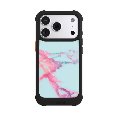 Apple iPhone 18 Pro NIVOmax Hellblauer schillernder Adermarmor