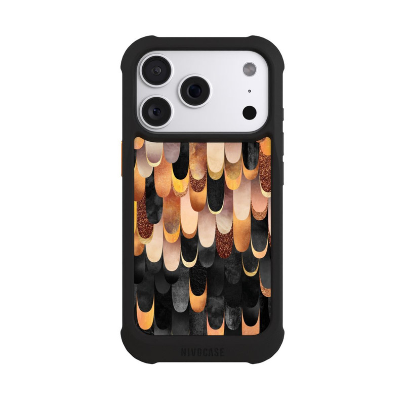 iPhone 18 Pro NIVOmax Gefiedertes Kupfer und Schwarz