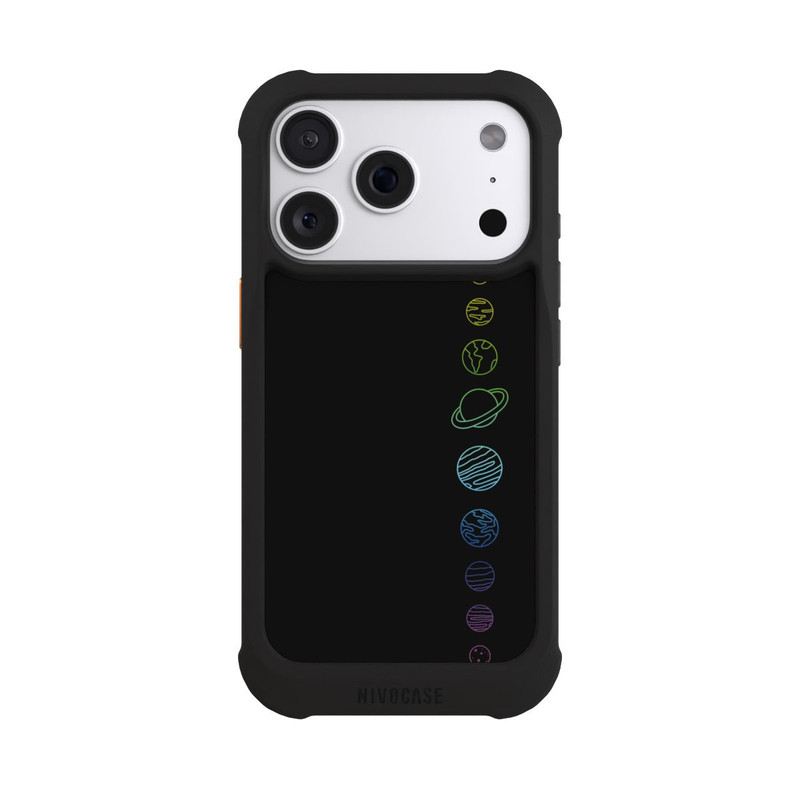 iPhone 18 Pro NIVOmax Planètes colorées
