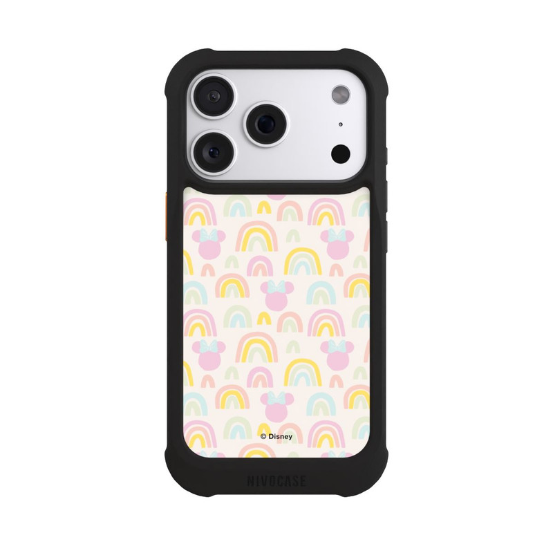 iPhone 18 Pro NIVOmax Minnie Regenbogen Muster