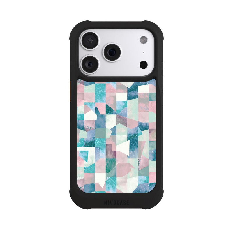 iPhone 18 Pro NIVOmax Collage Textur Pastell