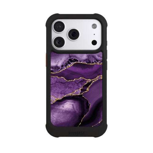 Apple iPhone 18 Pro NIVOmax Lila Marmor Landschaft