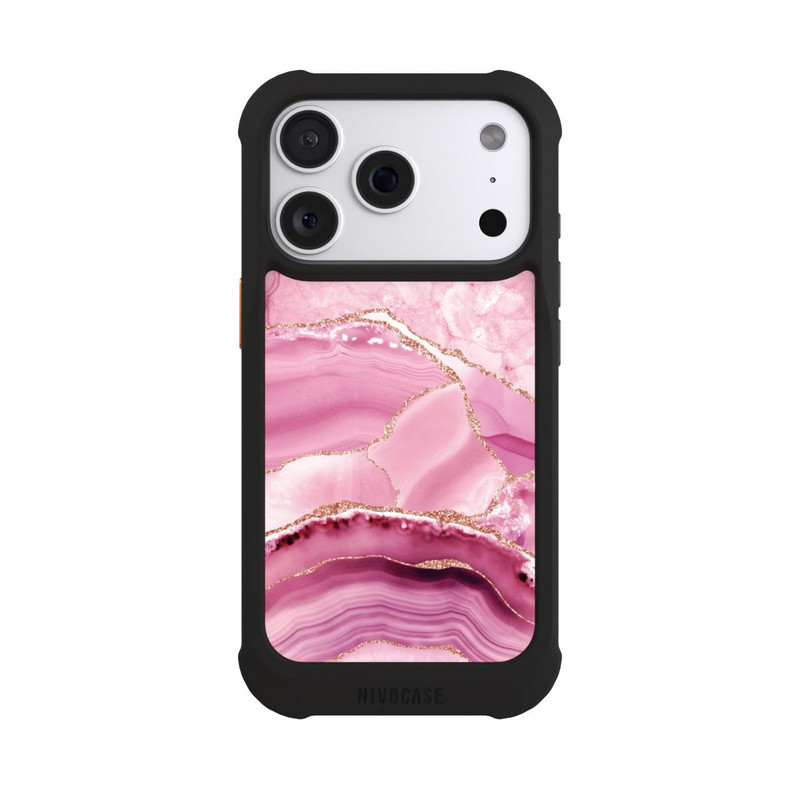 iPhone 18 Pro NIVOmax Marbre Sirène Rose