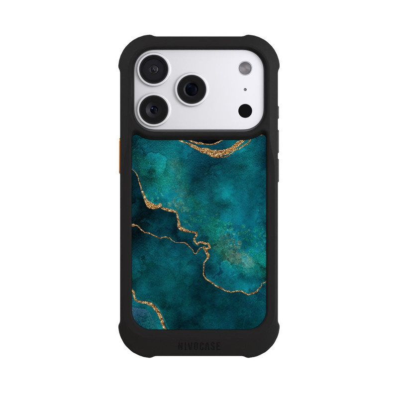 iPhone 18 Pro NIVOmax Edelstein glänzend aquamarin