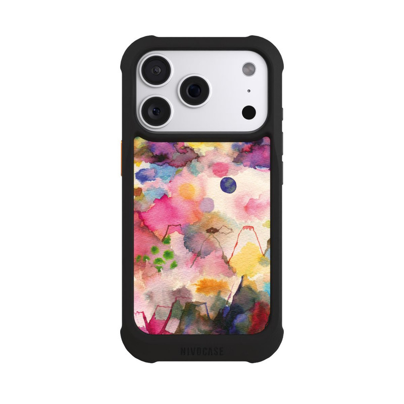iPhone 18 Pro NIVOmax Aquarell bunte Berge