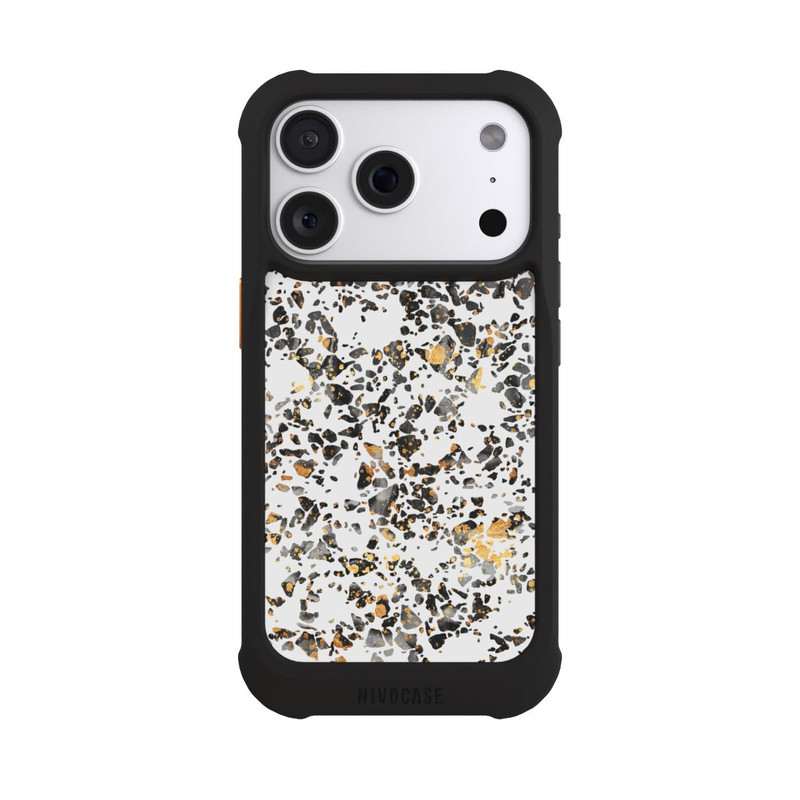 iPhone 18 Pro NIVOmax Gold Speckled Terrazzo