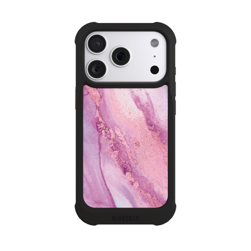 iPhone 18 Pro NIVOmax Lila Marmorwand