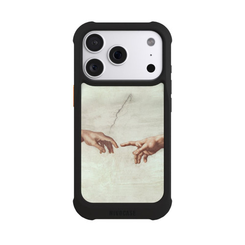 Apple iPhone 18 Pro NIVOmax Die Hände von Gott und Adam von Michelangelo Buonarroti