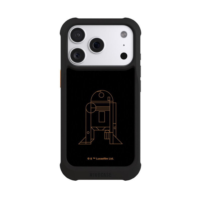 iPhone 18 Pro NIVOmax R2D2 Dessin au trait