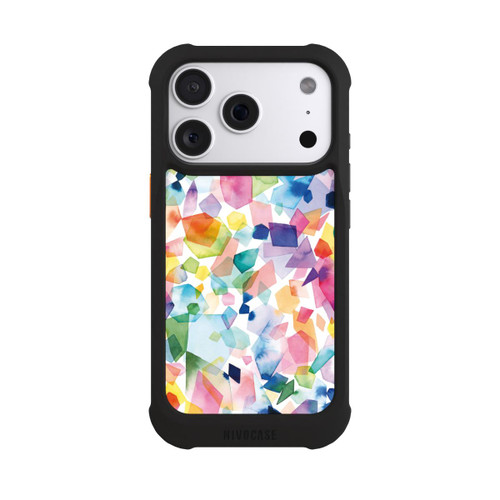 Apple iPhone 18 Pro NIVOmax Bunte Aquarelledelsteine ​​und Diamanten