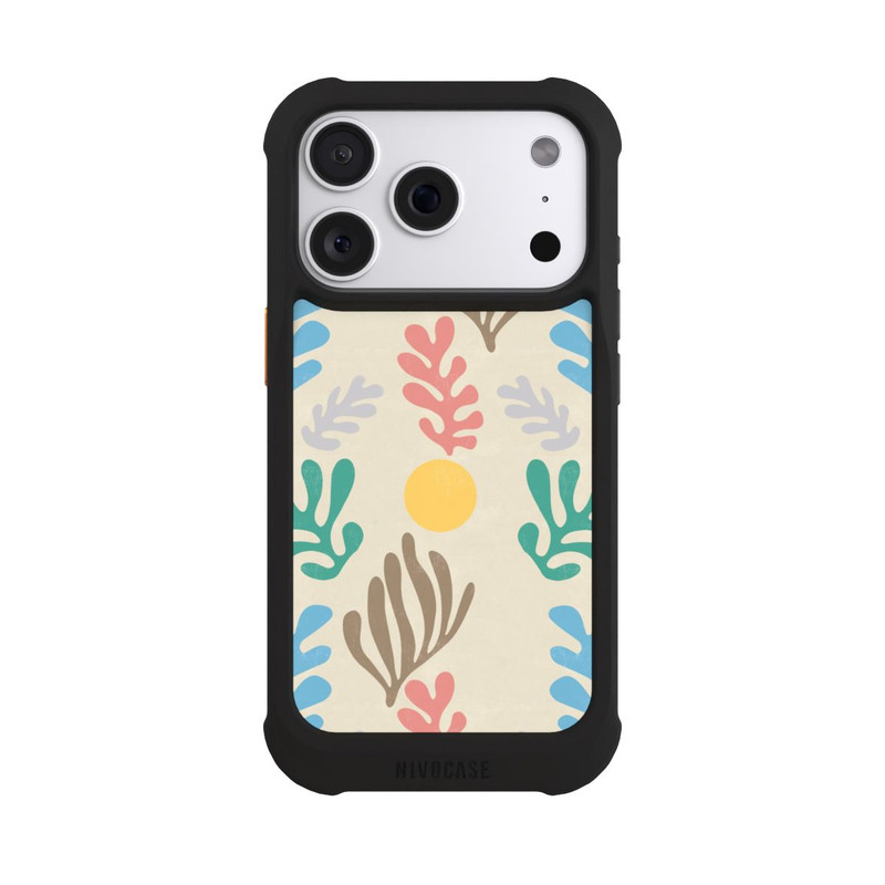 iPhone 18 Pro NIVOmax Blätter im modernen Matisse-Stil