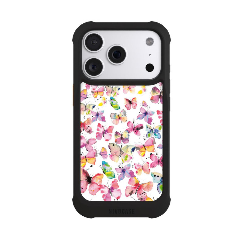 iPhone 18 Pro NIVOmax Aquarell Frühlingsschmetterlinge