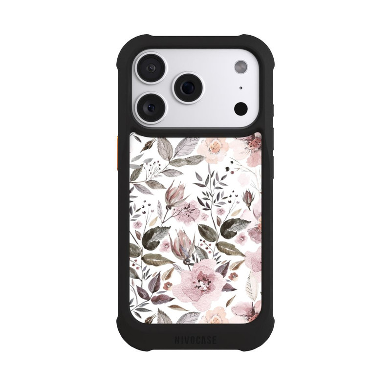 iPhone 18 Pro NIVOmax Aquarell braune Rosenblüten