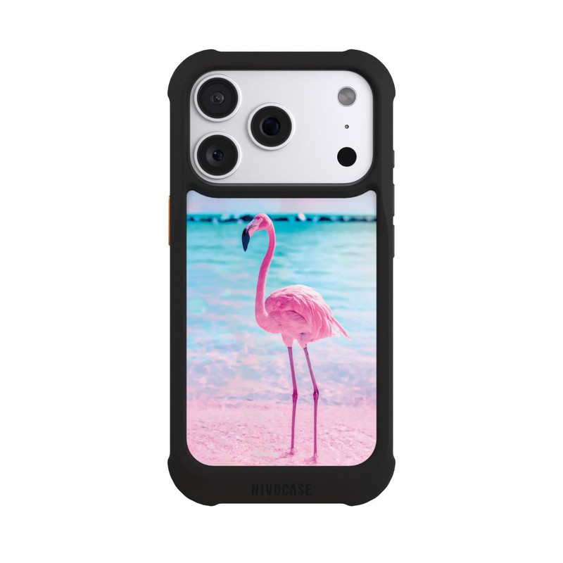 iPhone 18 Pro NIVOmax Rosa Flamingo am Meer