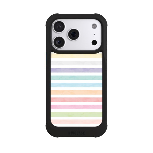 Apple iPhone 18 Pro NIVOmax Regenbogenfarbene Streifen