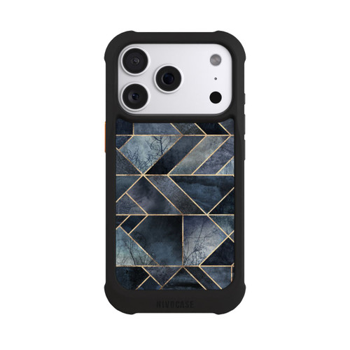 Apple iPhone 18 Pro NIVOmax Abstraktes Natur-Dunkelblau