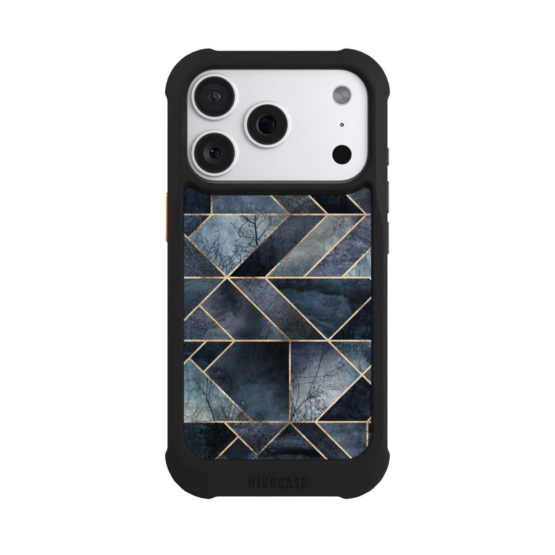 iPhone 18 Pro NIVOmax Abstraktes Natur-Dunkelblau