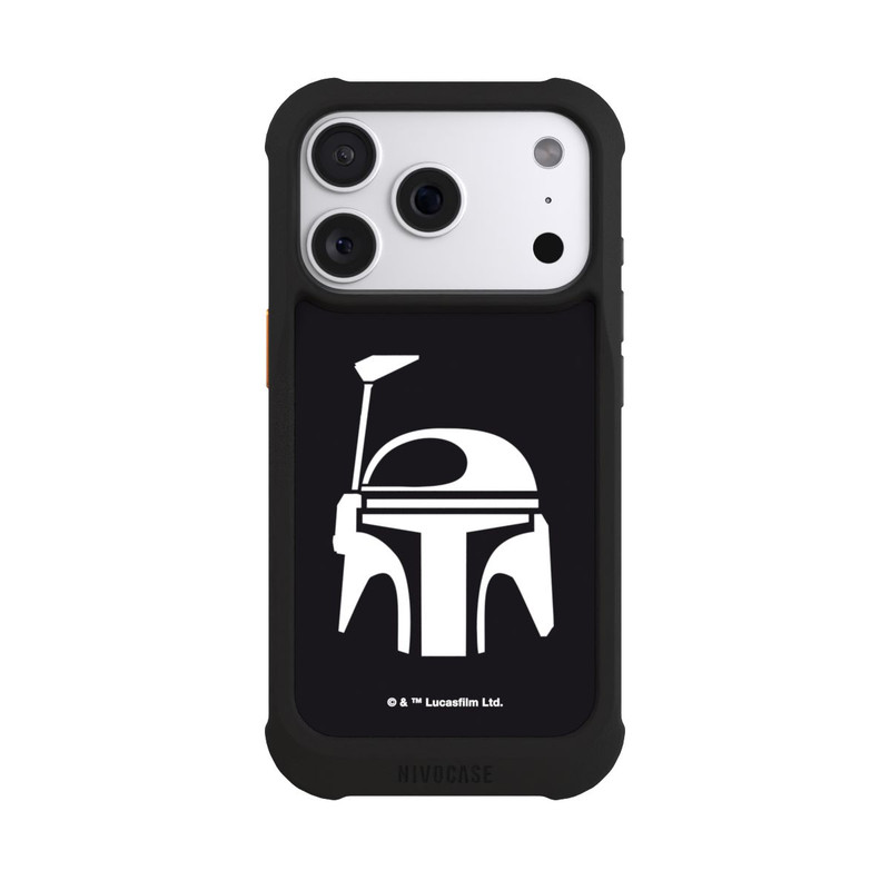 iPhone 18 Pro NIVOmax Boba Fett Helm Schwarz
