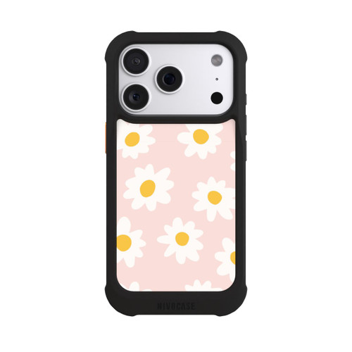 Apple iPhone 18 Pro NIVOmax Blumen Retro Apricot