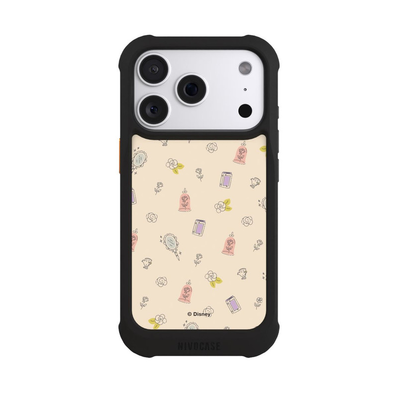 iPhone 18 Pro NIVOmax Princess Accessoires Pattern Beige Disney Princess 