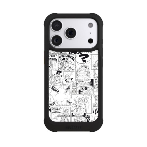 Apple iPhone 18 Pro NIVOmax BD Astérix Blanc &amp; Noir