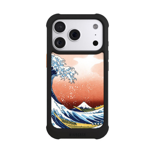 Apple iPhone 18 Pro NIVOmax La Grande Vague de Kanagawa Rouge