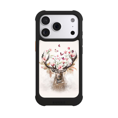 Apple iPhone 18 Pro NIVOmax Hirsch Blumen Geweih