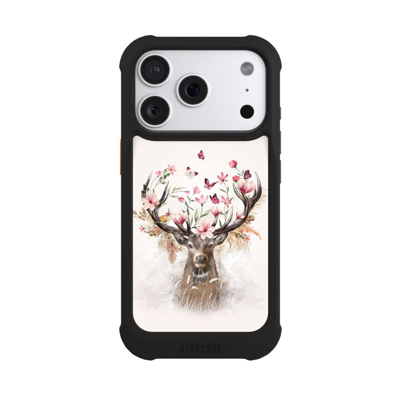 iPhone 18 Pro NIVOmax Hirsch Blumen Geweih