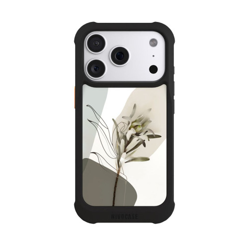 Apple iPhone 18 Pro NIVOmax Boho Line Art Olivgrün