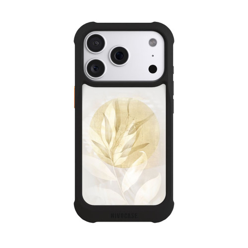 Apple iPhone 18 Pro NIVOmax Boho Gold Blumen Kunst