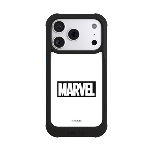 Apple iPhone 18 Pro NIVOmax Marvel Logo White