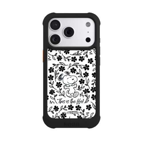 Apple iPhone 18 Pro NIVOmax Snoopy schwarz und weiß This Is The Life