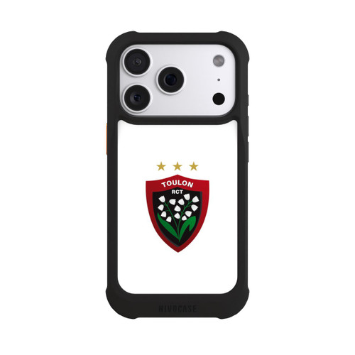 Apple iPhone 18 Pro NIVOmax Logo RC Toulonnais Blanc