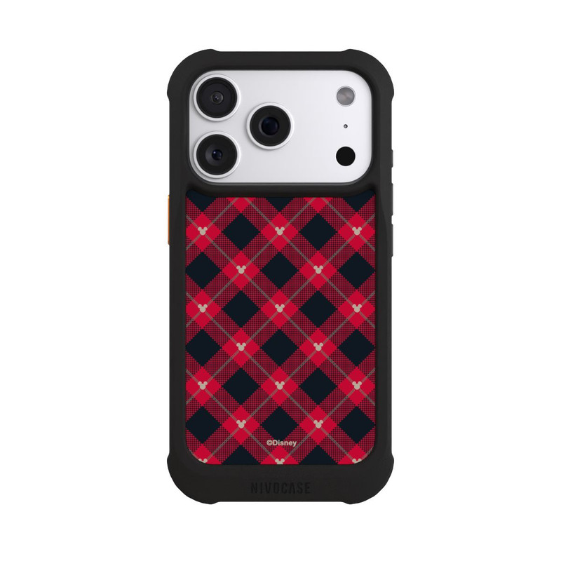iPhone 18 Pro NIVOmax Mickey Weihnachtsmuster Rot