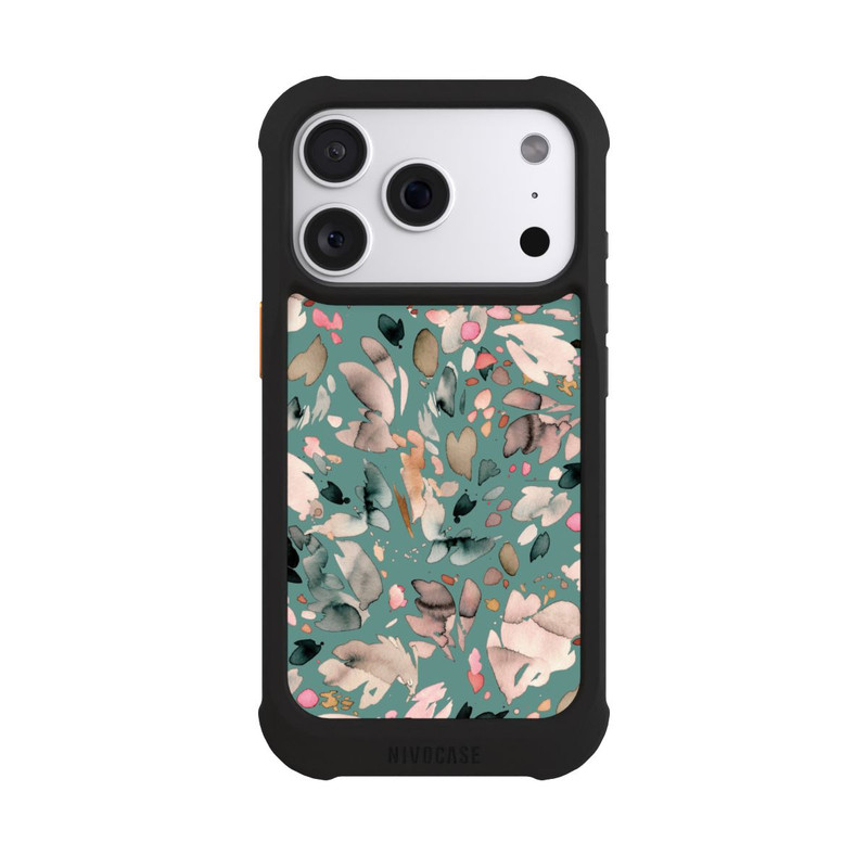 iPhone 18 Pro NIVOmax Abstract Flowers Petals Green