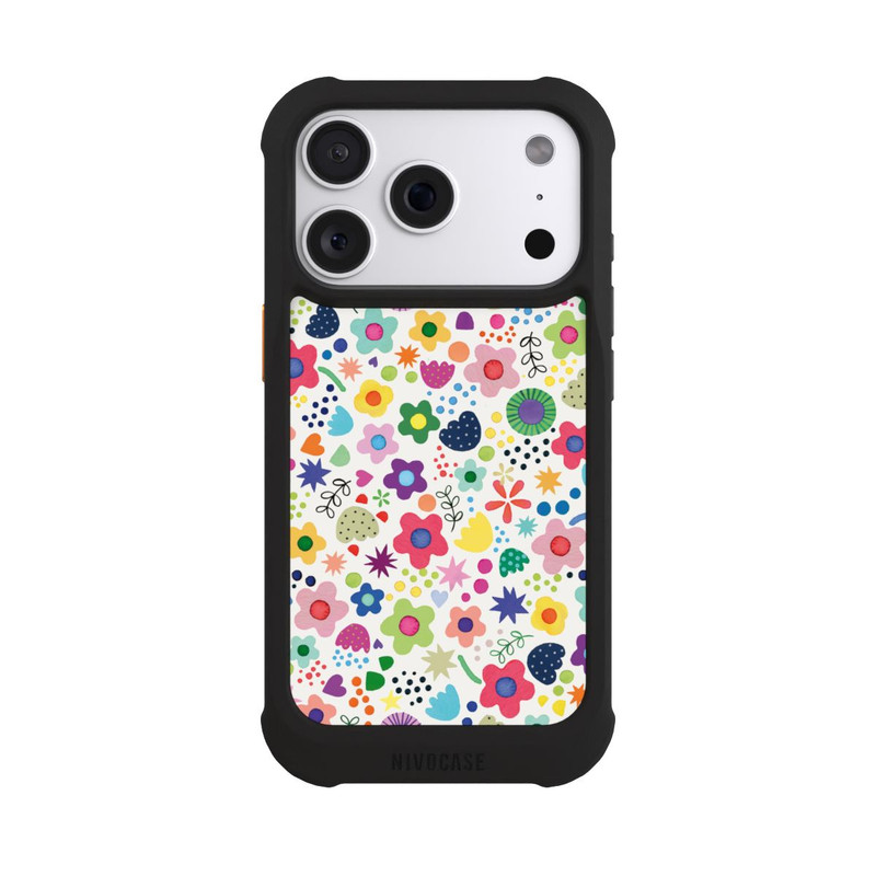 iPhone 18 Pro NIVOmax Psychedelic Flowers Colorful