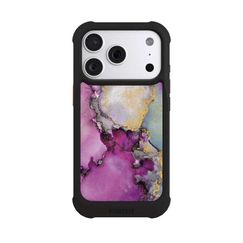 iPhone 18 Pro NIVOmax Alcohol Ink Art Pink