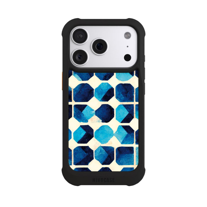 iPhone 18 Pro NIVOmax Blaues Muster