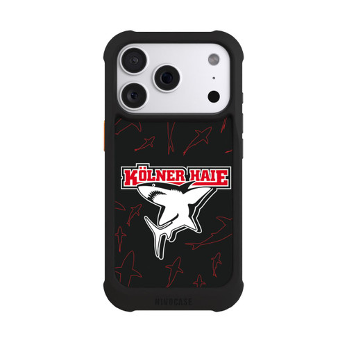 Apple iPhone 18 Pro NIVOmax Haie Muster Rot